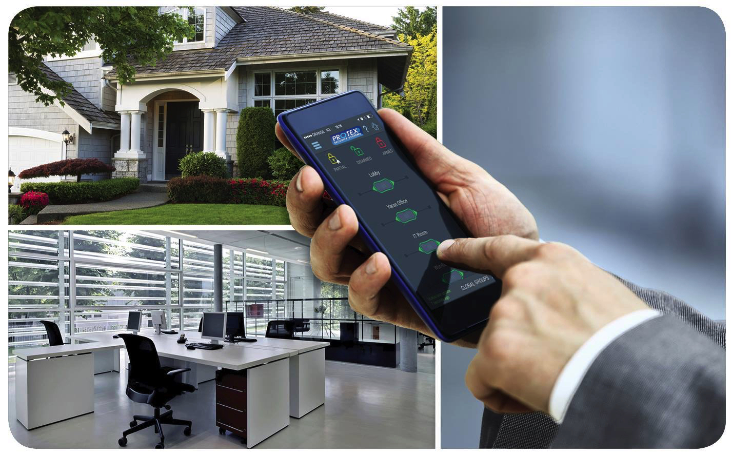 Alarme connectée : application smartphone