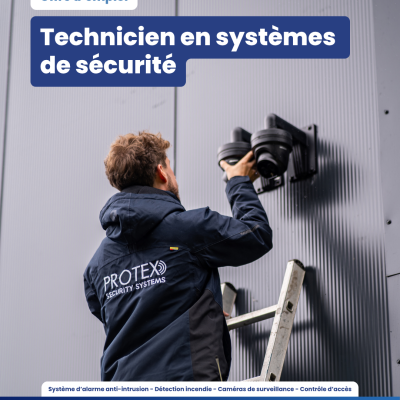Offre d’emploi – Technicien(ne) en sécurité électronique (H/F/X)